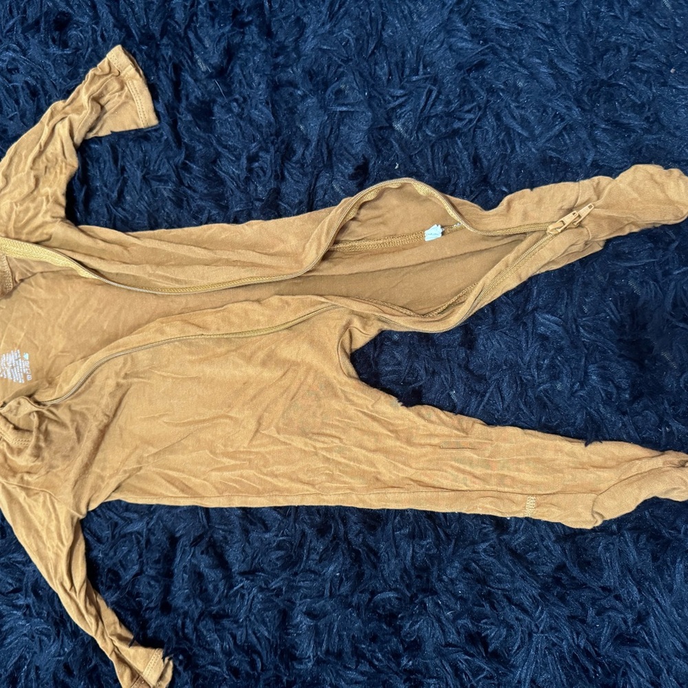 Kyte Nutmeg Zip-Up Onesie 3-6 month
